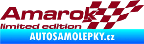 Samolepka Amarok limited edition pravá bordó vínová