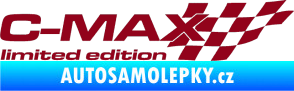 Samolepka C-MAX limited edition pravá bordó vínová