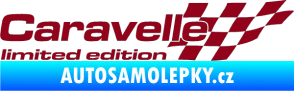 Samolepka Caravelle limited edition pravá bordó vínová