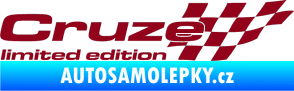Samolepka Cruze limited edition pravá bordó vínová