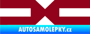 Samolepka Dacia 004 bordó vínová