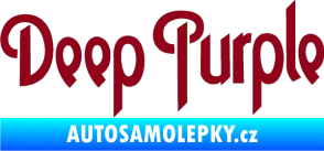 Samolepka Deep Purple bordó vínová