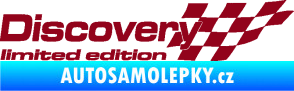 Samolepka Discovery limited edition pravá bordó vínová