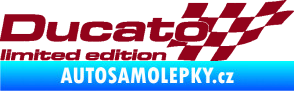 Samolepka Ducato limited edition pravá bordó vínová