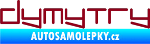 Samolepka Dymytry 002 bordó vínová