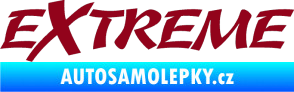 Samolepka Extreme 003 bordó vínová