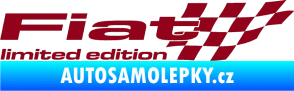 Samolepka Fiat limited edition pravá bordó vínová