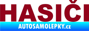 Samolepka HASIČI bordó vínová