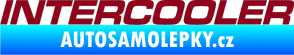Samolepka Intercooler bordó vínová