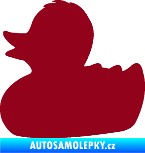 Samolepka Kachnička 001 levá bordó vínová