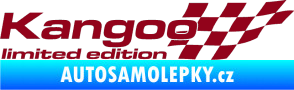 Samolepka Kangoo limited edition pravá bordó vínová