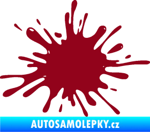 Samolepka Kaňka 002 levá bordó vínová