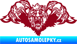 Samolepka Kapota 041 lev bordó vínová