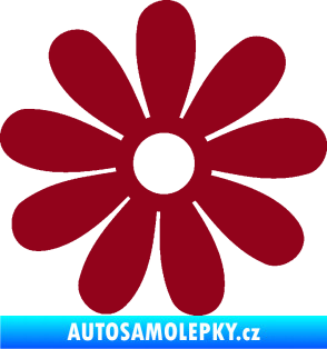 Samolepka Kopretina 001 bordó vínová