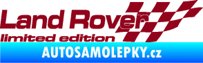 Samolepka Land Rover limited edition pravá bordó vínová