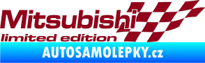 Samolepka Mitsubishi limited edition pravá bordó vínová