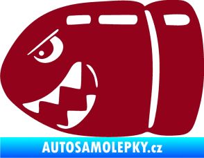 Samolepka Náboj 002 levá bordó vínová