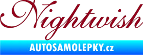 Samolepka Nightwish bordó vínová