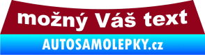 Samolepka Opel Astra G - zadní bordó vínová