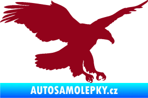 Samolepka Orel 013 pravá bordó vínová