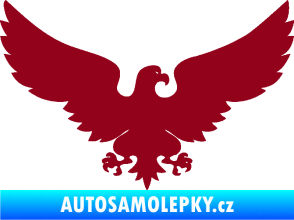 Samolepka Orlice 001 pravá bordó vínová