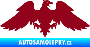 Samolepka Orlice 002 pravá bordó vínová