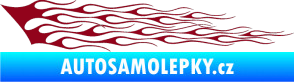 Samolepka Plameny 011 bordó vínová