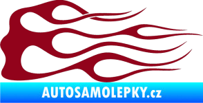 Samolepka Plameny 048 bordó vínová