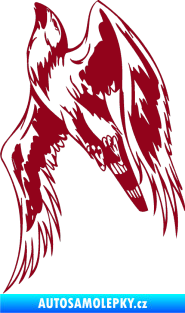 Samolepka Predators 011 levá bordó vínová