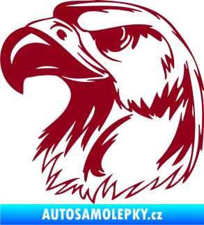 Samolepka Predators 014 levá bordó vínová