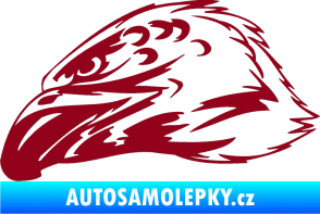 Samolepka Predators 015 levá bordó vínová