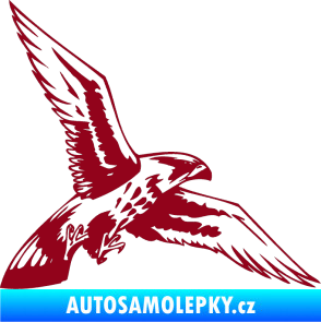Samolepka Predators 026 pravá bordó vínová