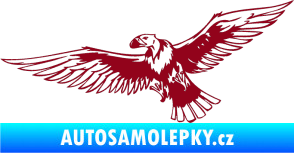 Samolepka Predators 028 levá sup bordó vínová