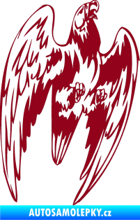 Samolepka Predators 046 pravá bordó vínová