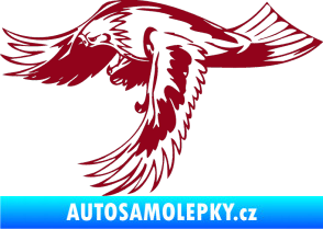 Samolepka Predators 048 levá bordó vínová