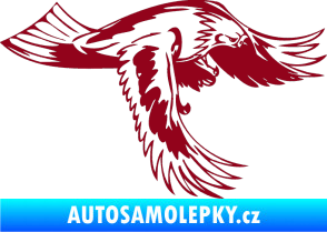 Samolepka Predators 048 pravá bordó vínová