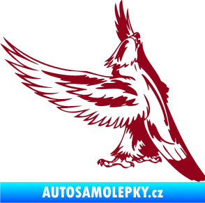 Samolepka Predators 054 levá orel bordó vínová