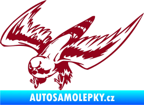 Samolepka Predators 056 levá bordó vínová
