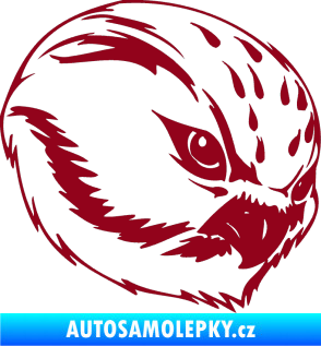 Samolepka Predators 057 pravá bordó vínová