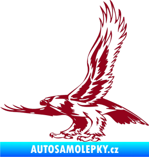 Samolepka Predators 068 levá bordó vínová