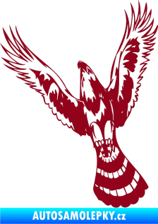 Samolepka Predators 078 levá bordó vínová