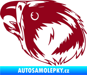 Samolepka Predators 095 levá bordó vínová