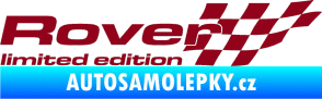 Samolepka Rover limited edition pravá bordó vínová