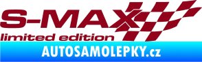 Samolepka S-MAX limited edition pravá bordó vínová