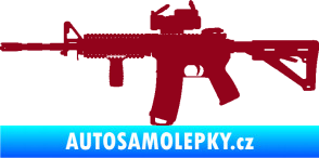 Samolepka Samopal 003 levá bordó vínová