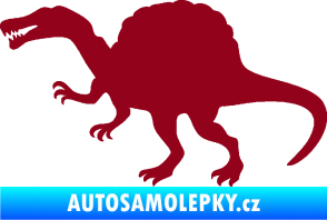 Samolepka Spinosaurus 001 levá bordó vínová