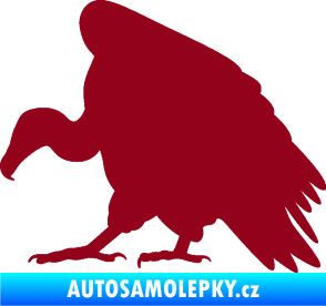 Samolepka Sup 001 levá bordó vínová