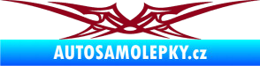 Samolepka Tetování 016 bordó vínová