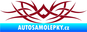 Samolepka Tetování 025 bordó vínová
