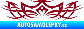 Samolepka Tetování 027 bordó vínová